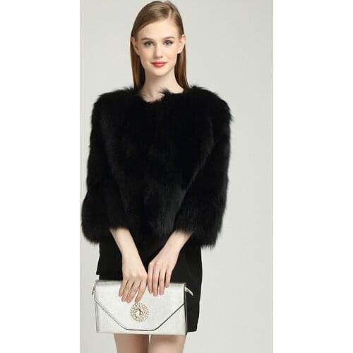 Real Fox Fur Coat Women Female Winter Genuinel Fur Waistcoat Custom Hand-made Jacket New 2020 Natural Fox Fur Vests Coats Winter