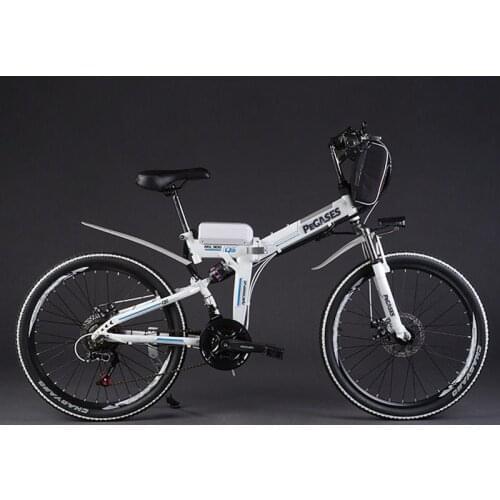 Foldable Electric Bicycle 1000W Powerful Ebikes Upgraded New Electric Bike with 26-inch 48V 13Ah Lithium Battery