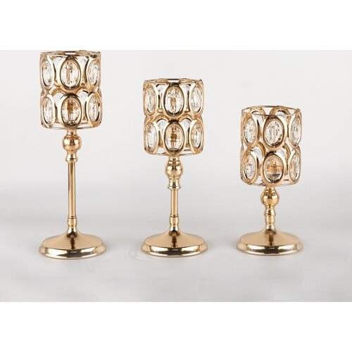 Wedding hardware props candlestick main table vase foreign wedding candlesticks home decoration