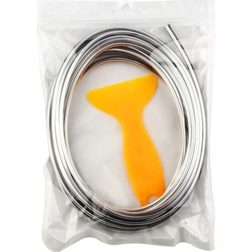 5 Meters Car Interior Lighting Auto LED Strip Garland EL Wire Rope Tube Line Flexible Neon Light Auto Decorative Lights