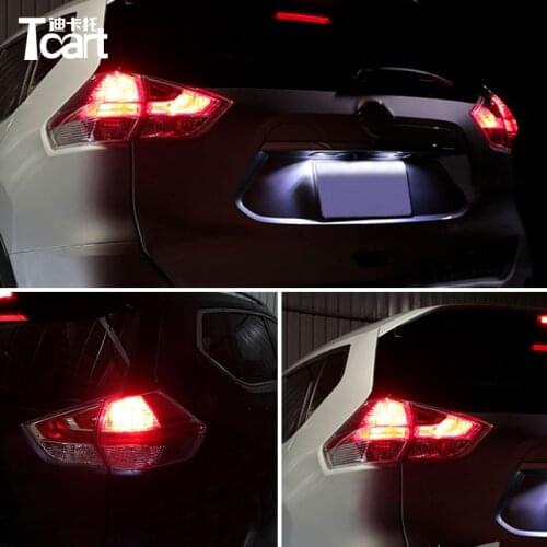 Tcart for Nissan X-trail T32 2014 2015 2016 2017 2018 Led Auto Brake Light Lamp Wholesales red color Brake Stop Lights
