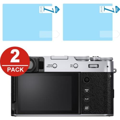 2x LCD Screen Protector Protection Film for Fuji Fujifilm X100V X-T4 XT4 X-S10 XS10 X-E4 XE4 Digital Camera