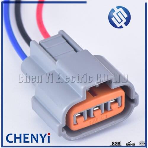 3 Pin auto waterproof connector sensor plug PU465-03127 For JAC Mitsubishi EVO Outlander Pajero Ignition Coil Plug with wires
