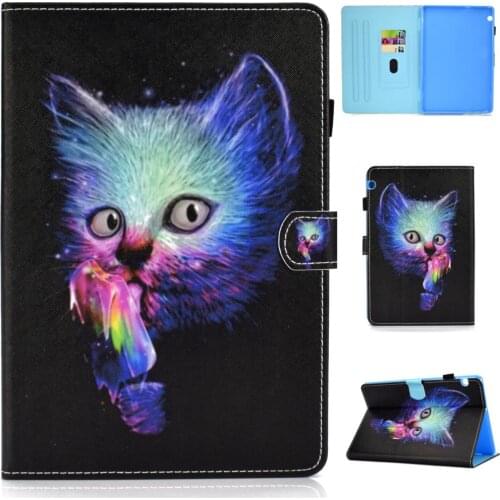 PU Leather Funda Case For Huawei Mediapad T5 10.1" Smart Magnetic Flip Stand Cover For Huawei T5 10 AGS2-W09/L09/L03/W19 Shell