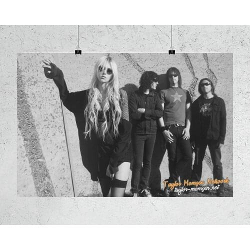 H260 The Pretty Reckless Sexy Taylor Momsen Rock Band Wall Sticker Silk Poster Art Home Decoration Christmas gift