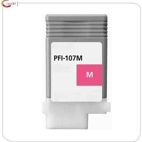 1 Pack Magenta Compatible for Pfi-107 ink cartridge fit Canon ipf 670 680 685 770 780 785 printer inkjet