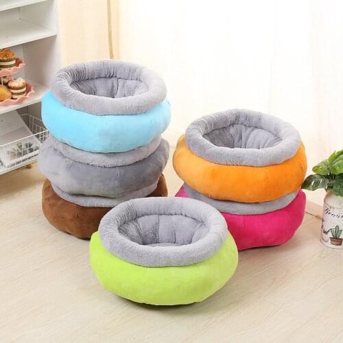 Dog Bed & Cat Bed, Round Pet Beds for Indoor Cats or Small Dogs, Round Machine Washable Super Soft & Plush Flannel Pet Supplies