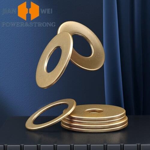 M2M3M4-M20 Copper flat washer thickened brass washer metal screw flat washer GB97