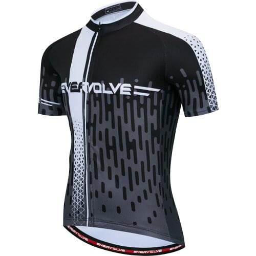 Summer Mens City Outdoor Mountain Bike Sports Shirt Sweat Absorption and Moisture Removal Cycling Suit Short Sleeve Top