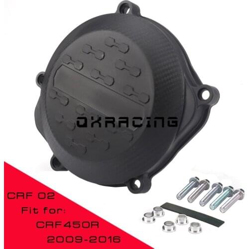 Motorcycle Clutch Cover Protection Cover Fit For HONDA CRF 450R CRF450R 2009 - 2016 Free shipping