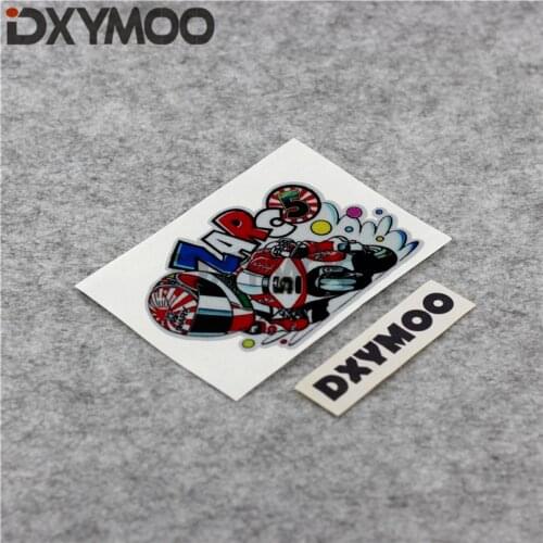 Motorbike Cartoon Decorate Stickers Races Reflective 3M Car Stickers for MOTPG Zarco 5