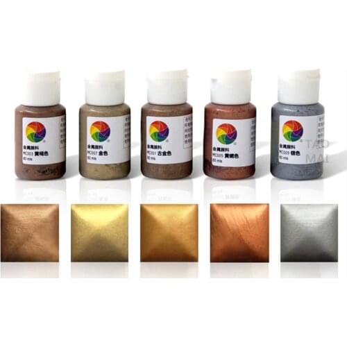 60ML Non-combustible Concentrated Glaze Metal Pigment Lead-free Ceramic Pigment Glaze Ceramic Art Painted Pearlescent Pigment