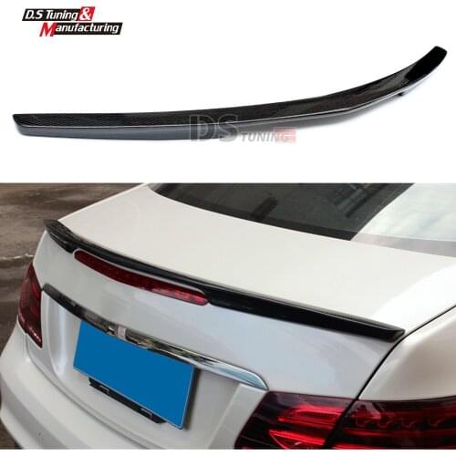 W207 New Style Spoiler for E Class W207 Coupe 2010 + Tail Rear Trunk Spoiler Wing Carbon Fiber Car Styling