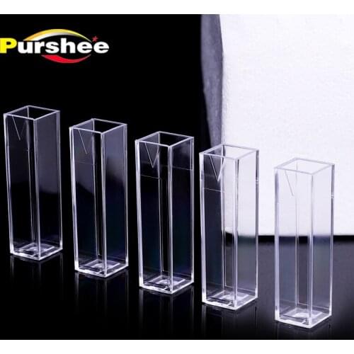 10mm Plastic cuvette 100PCS For lab