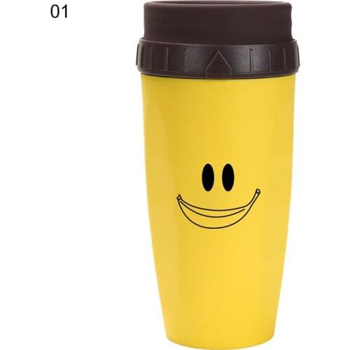 Durable Double Layer Coverless Twist Cup Portable Handy Straw Cup For Children A1