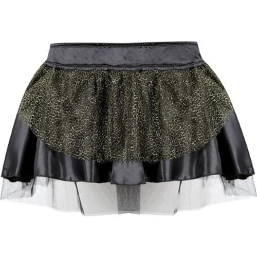 Sexy Peacock Mesh Skirts For Womens Adult Tutu Skirt Multilayer Pleated Party Dance Costume Corset Skirts Plus Size