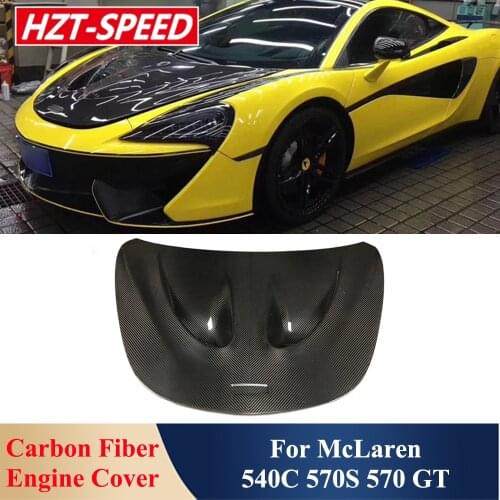 P1 Style Engine Hood Cover Bonnet Real Carbon Fiber or Forging Technology For McLaren 540C 570S 570 GT Modification