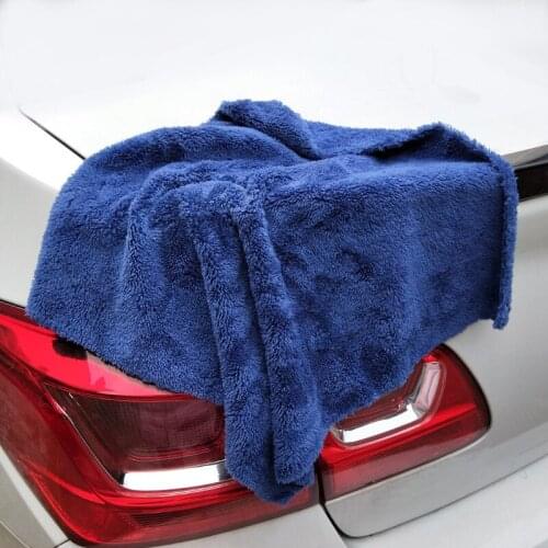 1pc 350GSM Microfiber Car Super Absorbent Towel Ultra Soft Edgeless Thickened Car Washing Drying Towel Auto Supplies