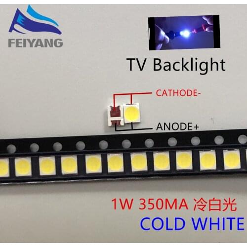 Universal LED Backlight 1.5W 3V 1210 3528 2835 131LM CUW JHSP Cool White LCD Backlight TV Application 2000pcs