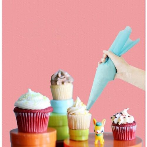1PC Silicone Cake Pastry Bags Cookies Biscuits Dessert Icing Piping Bag Fondant Cake Decorating Pastry Tips Tool ELB 148