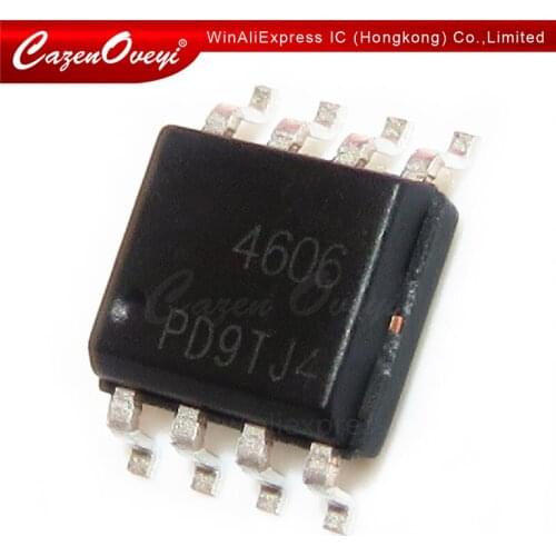 10pcs/lot AO4606 SOP-8 AO4606C SOP SMD 4606 In Stock