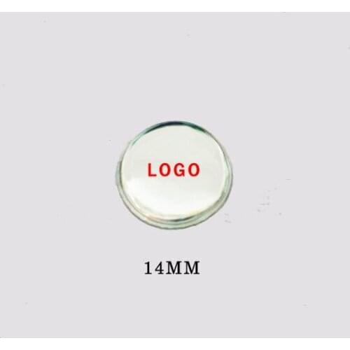 100pcs/lot 14mm sticker custom patterns, suitable for car remote control VVDI/KEYDIY, product packaging, shop promotion gifts