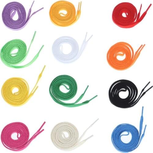 120cm Round Shoelaces Sneaker Shoe Laces Strings Shoelaces Bootlaces Sport Boot lace Athletic Shoe String 12 Colors