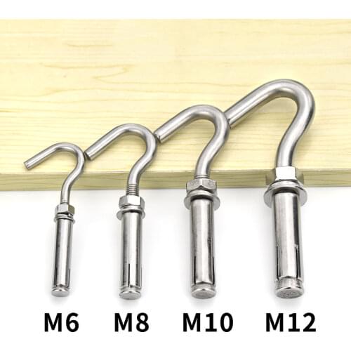 304 Stainless Steel Expansion Manhole Net Manhole Net Expansion Screw Rings Carabiner Gate Ceiling Hook Metalworking Link