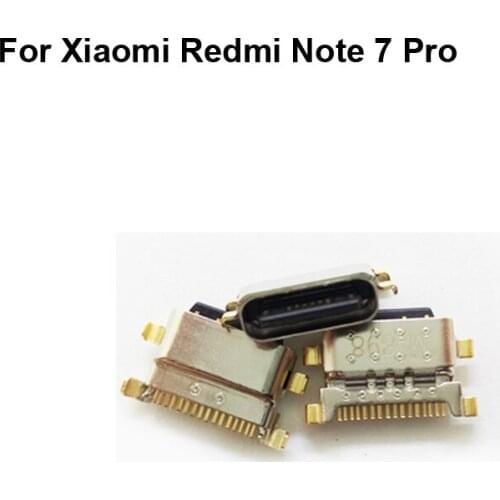 4pcs For Xiaomi Redmi Note 7 Pro USB Jack Connector Phone Charging socket For Xiao mi Redmi Note7 Pro USB Port Parts