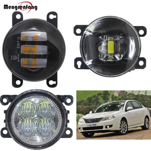 Car Front Bumper Fog Light Assembly H11 LED Fog Lamp DRL Daytime Running Light 12V For Renault Latitude Saloon L70 2011-2015