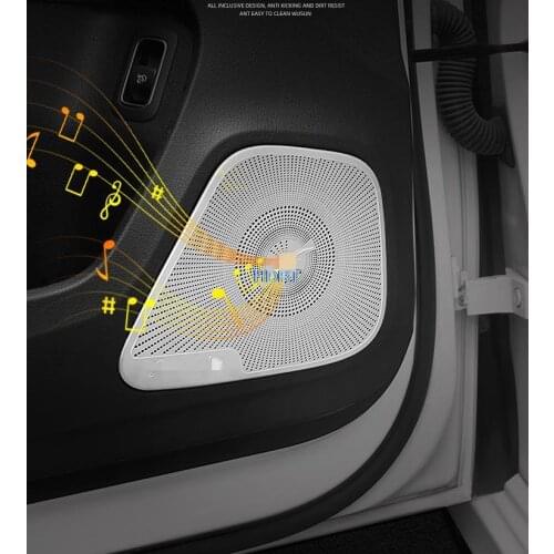 Car Audio Speaker Cover Trim Door Loudspeaker Cover Trim Car Accessories interior for Mercedes Benz GLB 2019 2020 2021