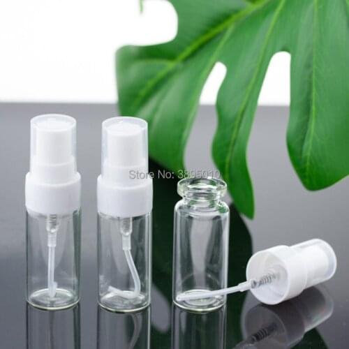 10ml Mini Small Clear Empty Plastic Perfume Spray Bottles Containers Sample Bottle perfume F687