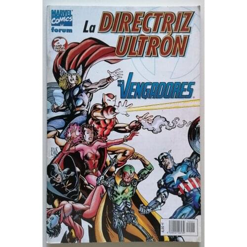 MARVEL, The Avengers-the ULTRON guideline, ED. FORUM, year 2002, author AL MILGROM, comic BOOK in Spanish
