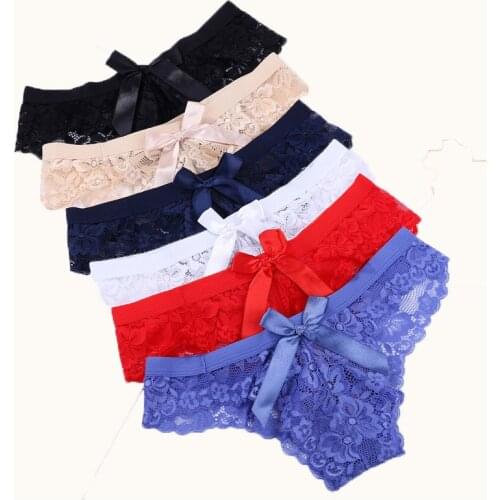 Fashion Women Underwear Sexy Lace Transparent Low Waist Hollow T Back Panty Lady Briefs Panties high elastic lace summer briefs