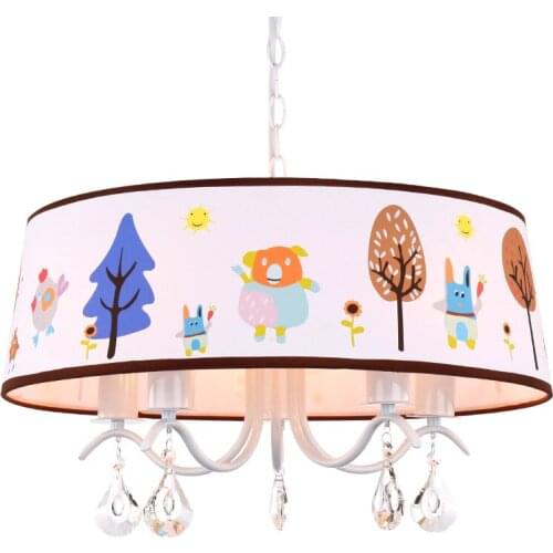 Childrens room bedroom ceiling boys and girls bedroom lighting warm garden cartoon creative ceiling lamp LO810