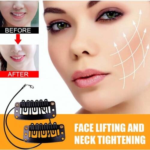 Face Sticker U-Shaped Waterproof Reusable Invisible Thin Facial Lines V-Shape Face Tape for Female