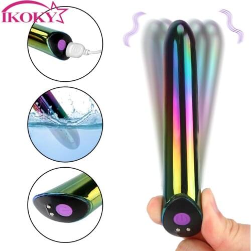 Female Masturbator Powerful Bullet Vibrator Vaginal G Spot 10 Frequency Clitoral Stimulator Sex Toys for Women