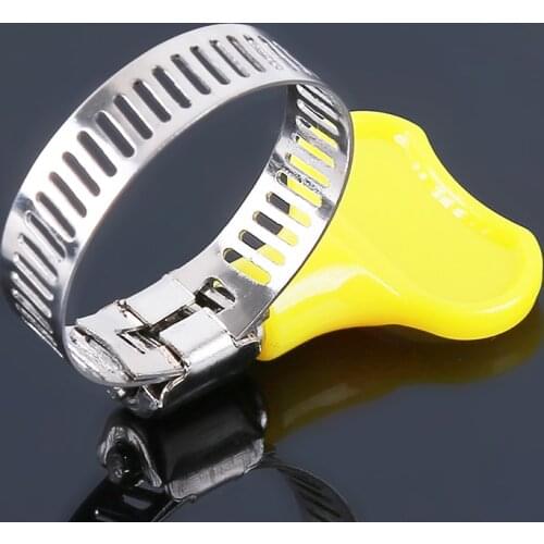 10pcs/pack Type Hose Clamps Handle Plastic Metal Hoop Pipe Clips 3-19mm/16-25mm/19-29mm