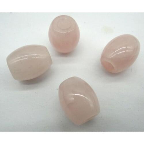 16*18mm Natural Stone aventurine Quartz crystal big hole beads pendant For diy Jewelry making pendant Bracelet Accessories12pcs