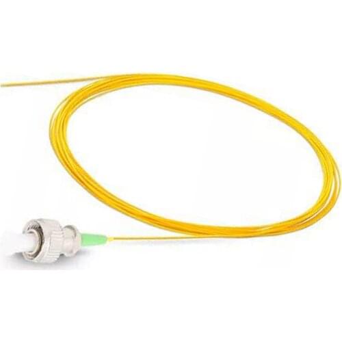 50PCS FC APC Single mode fiber optic Pigtail 1M 9/125 Single Mode Optical fiber pigtail 0.9mm PVC Jacket Single mode fiber optic