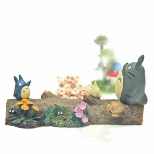 Aniime MY NEIGHBOUR TOTORO Spring Resin Figure Model Toy No Box