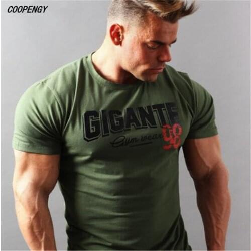 COOPENGY Short Sleeve T-shirts For Men