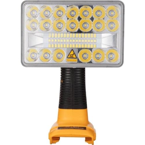 For dewalt 9W tool light indoor and outdoor light Led light work light For DEWALT 18V lithium ion battery DCB201 DCB200