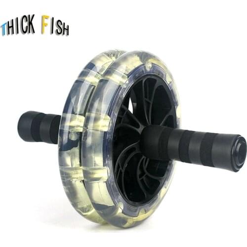 Appareils de musculation fitness Abdominal wheel Fitness waist and abdomen exercise double wheeled