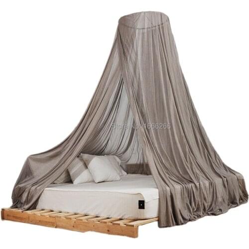 EMF RFID Shielding Bed Mosquito Net With Earthing Cable For Grounded