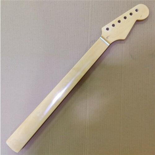 FRETLESS Maple 22 frets electric guitar Neck maple Fingerboard guitar neck Replacement gloss