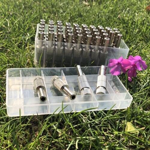 H48 Slip Lock Fog Nozzles 6mm Quick-connect Water Sprayer With Filter 0.15mm-0.6mm Orifice for mushroom humidification 50pcs/lot