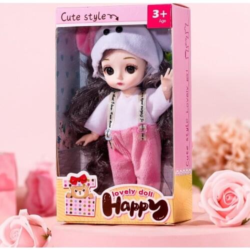 16cm BJD Doll Girl Toy Birthday Gift Toys for Girls Play House BJD Doll Princess Gift Box Set