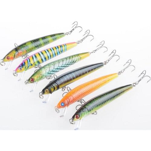 Hot Selling Minnow 9.5cm/8.5g Fishing Lures 6 Colors Deep Diving Lure Swimbait Fish Crankbait Sink Bass Bait Tackle For Fishing