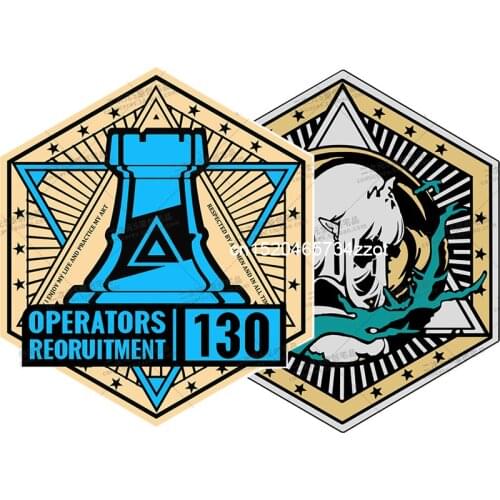 Arknights Cartoon Metal Badge Brooch Pin Game Arknights Dusk Chen Cosplay Collection Medal Costume Souvenir Accessories Prop